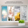 image:imageClick amp Grow Indoor Herb Garden Kit with Grow Light  Smart Garden for Home Kitchen Windowsill  Easier Than Hydroponics Growing System  Vegetable Gardening Starter 3 Basil Pods Included GreyWhite