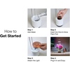 image:imageMini Smart Planter Kit with Petunia Plant Pods by ClickampGrow Hydrovase Indoor Garden SelfWatering Pot with Grow Light WhiteWhite