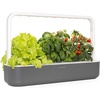 image:imageClick amp Grow Indoor Herb Garden Kit with Grow Light  Easier Than Hydroponics Growing System  Smart Garden for Home Kitchen Windowsill  Vegetable amp Herb Garden Starter Kit with 9 Plant pods WhiteGray