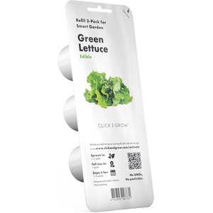 image:imageClick and Grow Green Lettuce 3Pack Plant Pods for Smart Garden Grow Fresh Greens at Home with Zero Effort