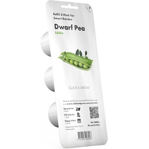image:imageClick and Grow Smart Garden Dwarf Pea Plant Pods 3Pack