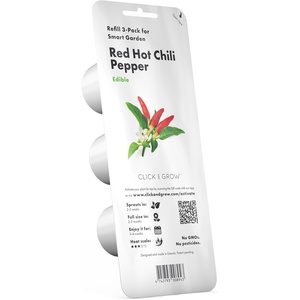 image:imageClick and Grow Smart Garden Red Hot Chili Peppers Plant Pods 3Pack