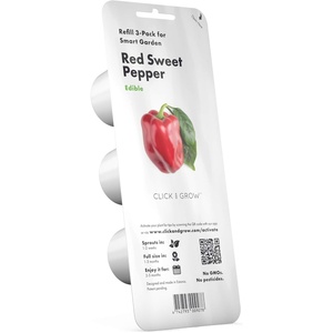 image:imageClick and Grow Smart Garden Red Sweet Pepper Plant Pods 3Pack3pack