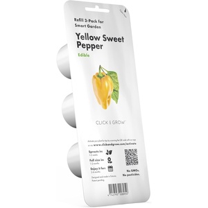 image:imageClick and Grow Smart Garden Yellow Sweet Pepper Plant Pods 3Pack3pack