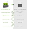 image:imageClick amp Grow Smart Garden 3 Indoor Herb Garden Kit with Grow Light Sage  Easier than a hydroponic growing system Patented Smart Soil Includes 3 basil pods Choose from 50 plant varietiesGray